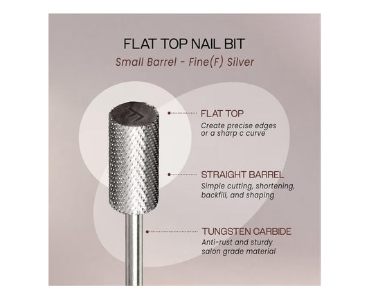 Small Barrel Flat Top XF Drill Bit