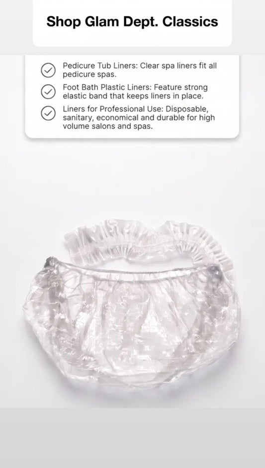 Clear Pedicure Liners